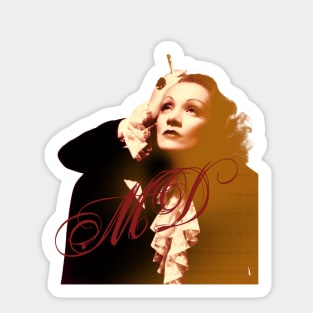 Beautiful Marlene Dietrich Sticker